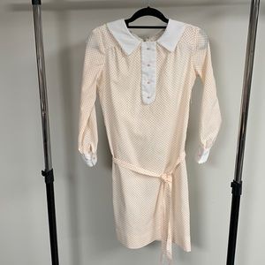 Vintage Kelly Arden Junior Petites Polka Dot Dress with Belt